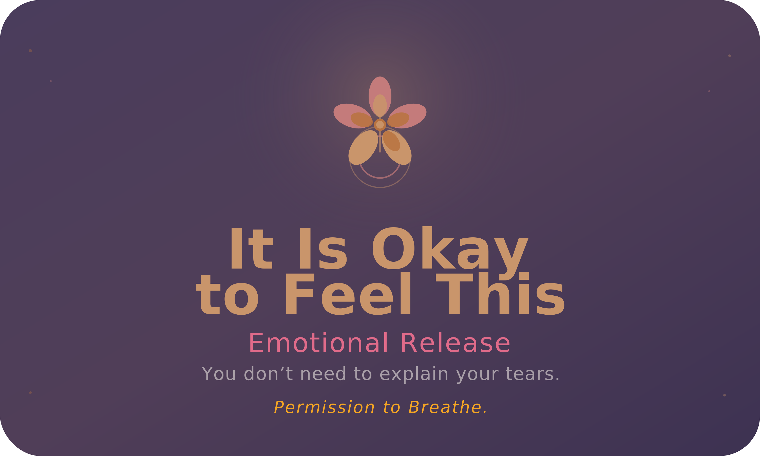 It Is Okay to Feel This